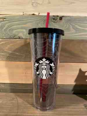 Starbucks Fall Halloween 2019 Glitter Spider Web Tumbler Limited Edition ???????????? - Sold on eBay Jan, 4th 2020 for $33.99