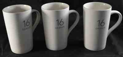 2011 Starbucks "16 GRANDE" Tall 16 oz Matte White Handle Mug Set of 3 - Sold on eBay Jan, 4th 2020 for $27.50