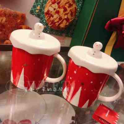New Starbucks 2018 China Christmas 10oz Winter Snowman Mug - Sold on eBay Jan, 4th 2020 for $35.00