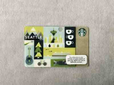 Starbucks Gift Card 2011 Seattle Collectible New No Value Limited Edition - Sold on eBay Jan, 4th 2020 for $15.50