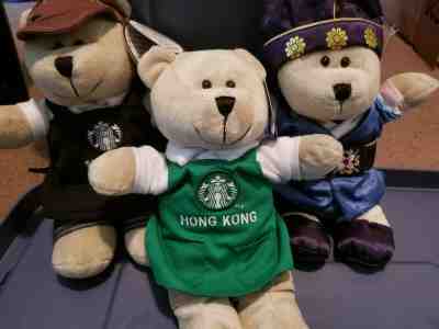 Starbucks Bearista Bear Hong Kong Shanghai Korea - Sold on eBay Jan, 4th 2020 for $30.00