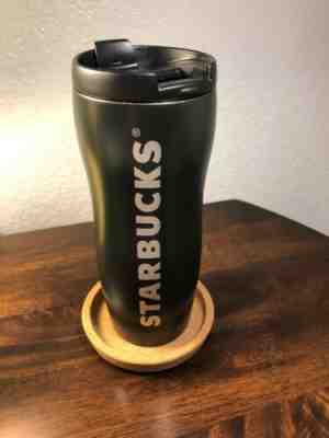 RARE 2008 Starbucks Shaped Stainless Steel Satin Black Matte Curvy 12 Oz Tumbler - Sold on eBay Jan, 4th 2020 for $32.99