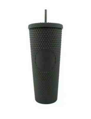 RARE 2019 Starbucks Matte Black Studded Spiked Tumbler Cold Cup 24oz Brand New  - Sold on eBay Jan, 4th 2020 for $70.00