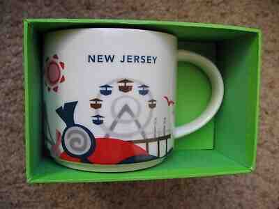 "YOU ARE HERE COLLECTION" NEW JERSEY STARBUCKS CERAMIC MUG - 14 FL.OZ. - NEW - Sold on eBay Jan, 4th 2020 for $15.99