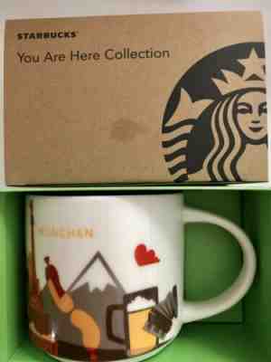 Starbucks Coffee 14oz mug Munich München Germany YAH You Are Here w/STAINED BOX - Sold on eBay Jan, 4th 2020 for $24.95