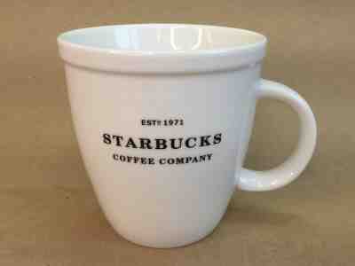Starbucks Coffee Company Established 1971 Black Lettering Mug 2007 Barista - Sold on eBay Jan, 4th 2020 for $19.97
