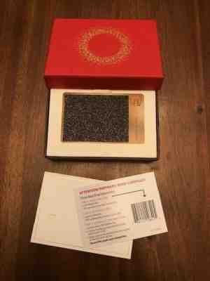 Starbucks Card 2015 Sparkling Espresso Swarovski w/$0 balance NEW RARE MINT - Sold on eBay Jan, 3rd 2020 for $389.00