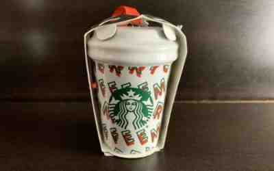 2019 Starbucks Holiday ~ Christmas Ornament ~ Hot Cup ~ Merry Coffee ~ New - Sold on eBay Jan, 3rd 2020 for $15.99