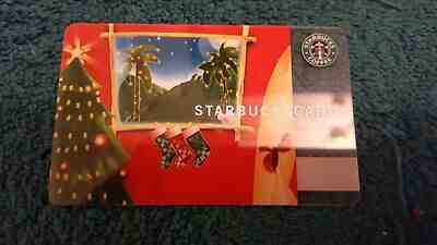 1 Swipe! SHINY 2005 STARBUCKS Hawaii Christmas Mele Kalikimaka Gift Card