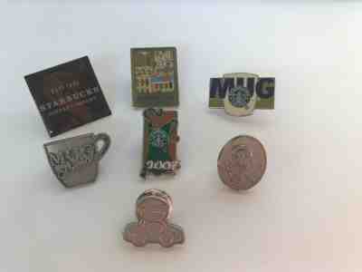 Starbucks Pin Assortment  total of 14 pins cofee bar collectible memorabilia  - Sold on eBay Jan, 3rd 2020 for $35.00