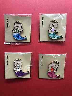 2019 China Starbucks coffee Siren pins 4pcs rare - Sold on eBay Jan, 3rd 2020 for $59.99