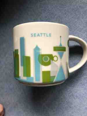 Starbucks Seattle Coffee Mug Space Needle Free Shipping - Sold on eBay Jan, 3rd 2020 for $16.00