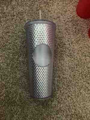 Starbucks 2019 BLING PLATINUM Studded Tumbler Venti 24oz Holiday - Sold on eBay Jan, 3rd 2020 for $35.00