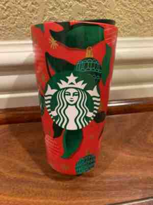 Starbucks 2019 Ceramic Holiday Travel 12oz Tumbler Mug Christmas Ornaments Cup - Sold on eBay Jan, 3rd 2020 for $25.77