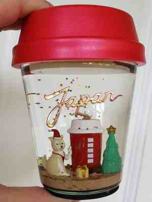 Authentic Starbucks Japan Holiday 2019 To Go Red Cup Snow Globe  - Sold on eBay Jan, 3rd 2020 for $29.99