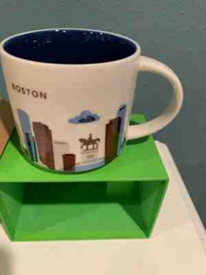 New In Box Starbucks Starbucks You are Here Mug Boston 14 oz NEW - Sold on eBay Jan, 3rd 2020 for $22.99