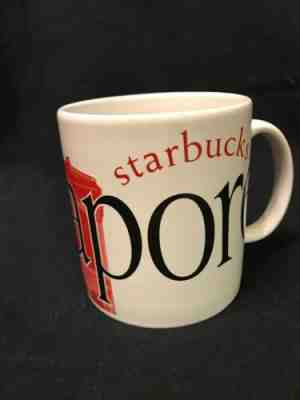 2006 Starbucks Collector Series City Mug Singapore  Red White Large Oversized - Sold on eBay Jan, 3rd 2020 for $15.00