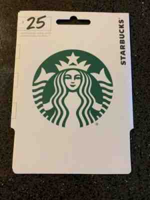 $25 Starbucks Gift Card - Sold on eBay Jan, 3rd 2020 for $23.99