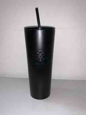 Starbucks Stainless Steel 24 Oz Double Walled Cold Cup Tumbler - Matte Black - Sold on eBay Jan, 3rd 2020 for $26.99