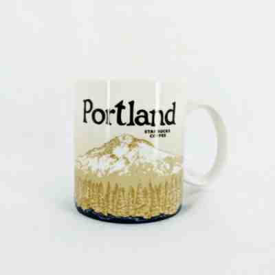 Starbucks PORTLAND Collectors Series 16 oz City Global Icon Coffee Mug Cup 2009 - Sold on eBay Jan, 3rd 2020 for $22.99