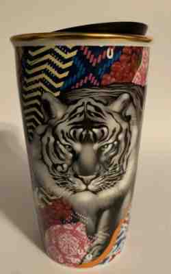 Starbucks 2018 Sumatra Tiger Ceramic Travel Mug Tumbler Cup by Tristan Eaton