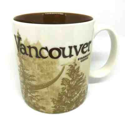 Vancouver 2011 Brown Starbucks Coffee Mug Cup Collector Series Global Icon 16 oz - Sold on eBay Jan, 3rd 2020 for $29.99