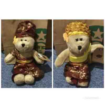 starbucks bearista bears Set Of 2 Bears Dewata Bali Girl And Boy NWT - Sold on eBay Jan, 3rd 2020 for $75.00
