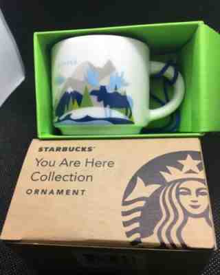 Starbucks Mini Coffee Mug 'You Are Here' Collection ALASKA Ornaments 2 fl oz - Sold on eBay Jan, 3rd 2020 for $20.00