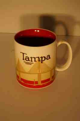 STARBUCKS TAMPA Mug 2009 City Collector Series Bridge Skyline Coffee Cup Florida - Sold on eBay Jan, 3rd 2020 for $37.00