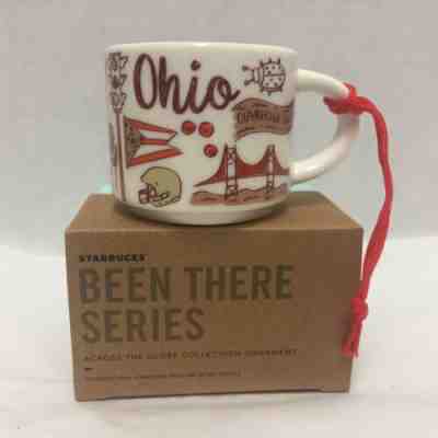 Starbucks Ohio Ornament Been There New 2 Ounce Mini Mug Demitasse - Sold on eBay Jan, 3rd 2020 for $39.99