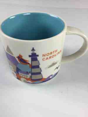 Starbucks 2013 NORTH CAROLINA YOU ARE HERE Coffee 14 oz Mug  - Sold on eBay Jan, 3rd 2020 for $18.99