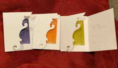 Starbucks Card 3 Tazo Tea Set Matching Sleeves Pins Intact Purple Yellow Orange - Sold on eBay Jan, 3rd 2020 for $45.00