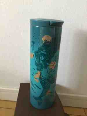 Starbucks Anniversary Siren Mermaid Under Sea Steel Tumbler 473ml  - Sold on eBay Jan, 3rd 2020 for $59.99