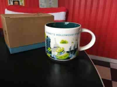 NIB NEW STARBUCKS DISNEY PARKS YAH YOU ARE HERE COLLECTION HOLLYWOOD STUDIOS MUG - Sold on eBay Jan, 3rd 2020 for $17.50