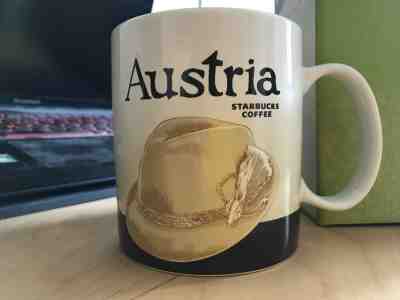 Austria Starbucks Coffee Mug From Global Icon Collector Series, 16 oz. - Sold on eBay Jan, 3rd 2020 for $49.99