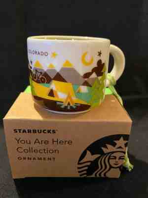 Starbucks "You Are Here"  Colorado 2 oz Ornament Mug - New - Sold on eBay Jan, 3rd 2020 for $21.95
