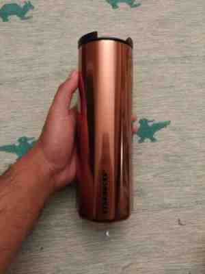 Starbucks Rose Gold Flip Top Vacuum Insulated Tumbler 16oz NEW 2019 Holiday Xmas - Sold on eBay Jan, 3rd 2020 for $20.40
