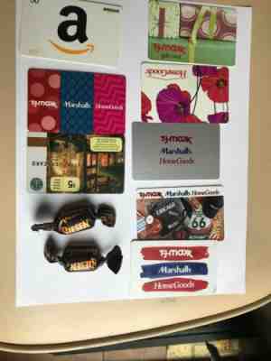 Gift Cards For Tjmaxx Amazon Starbucks Totaling $100 - Sold on eBay Jan, 3rd 2020 for $100.00
