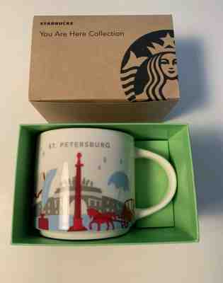 Starbucks You Are Here Collection Coffee Mug 14 oz  St. Petersburg Russia NIB - Sold on eBay Jan, 3rd 2020 for $34.00