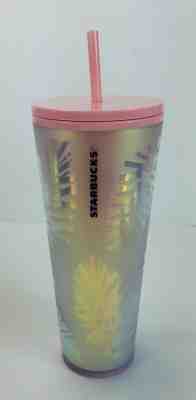 2019 STARBUCKS Holiday Iridescent Holly Berries 24 Ounce Travel Tumbler NEW - Sold on eBay Jan, 3rd 2020 for $27.43