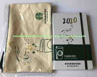 Starbucks Coffee Authentic Monthly Planner 2020 Thailand Moleskine + BAG - Sold on eBay Jan, 3rd 2020 for $43.99