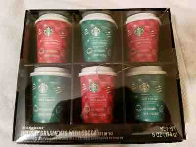 2019 Starbucks Holiday Ornaments With Cocoa Set of Six - SOLD OUT/SEALED  - Sold on eBay Jan, 3rd 2020 for $19.99