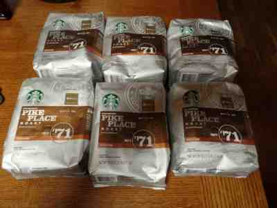  6 X 1.75 LB  Starbucks Medium  Pike Place ground coffee  - Sold on eBay Jan, 3rd 2020 for $59.00