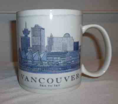 Starbucks 2008 Vancouver Architect Series 18 oz Ceramic Coffee Mug EC! - Sold on eBay Jan, 3rd 2020 for $17.88