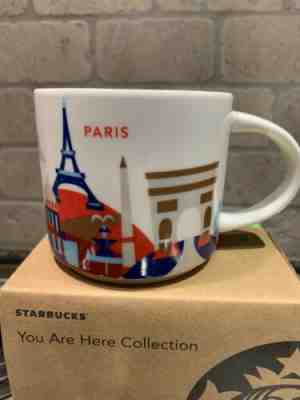 Starbucks Paris You Are Here Coffee Mug Cup 14 Oz Collection 2013 - Sold on eBay Jan, 3rd 2020 for $15.00