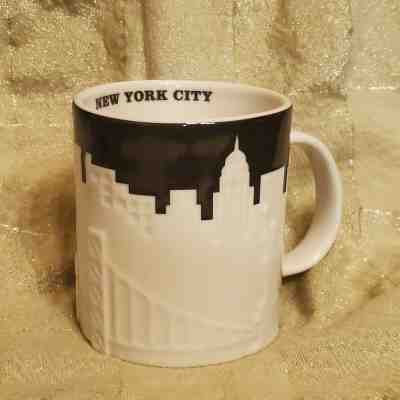 Starbucks Coffee Tea New York City Collection Mug Cup Cab Skyline 2019 NYC 16oz - Sold on eBay Jan, 3rd 2020 for $25.90