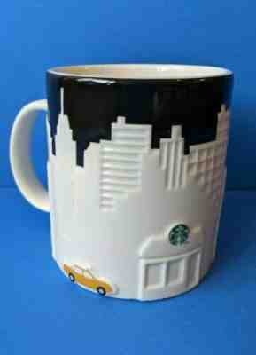 Starbucks New York City Skyline Yellow Taxi Cab Coffee Mug 2012 - Sold on eBay Jan, 3rd 2020 for $31.00