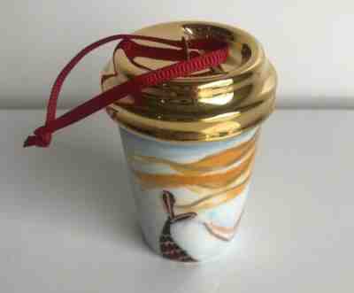 NEW!  Starbucks 2015 Illustrated Siren Mermaid Christmas Ornament - Sold on eBay Jan, 3rd 2020 for $17.50
