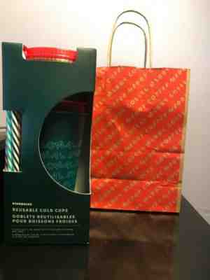 Starbucks Holiday Cold Cups Reusable 2019 - NEW !! Limited Edition SOLD OUT!!! - Sold on eBay Jan, 2nd 2020 for $18.99