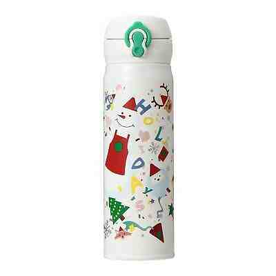Handy Stainless Bottle Snowboy 500ml Christmas 2019 Starbucks Japan Thermos - Sold on eBay Jan, 2nd 2020 for $59.20